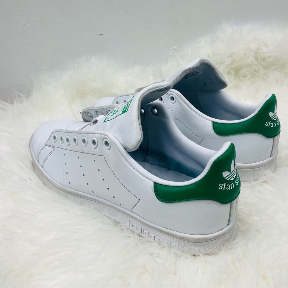 Adidas Stan Smith Prime green sneakers Men Size 8 white/green ♻️ vintage,retro.